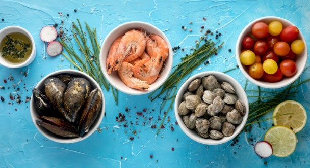Fresh seafood
